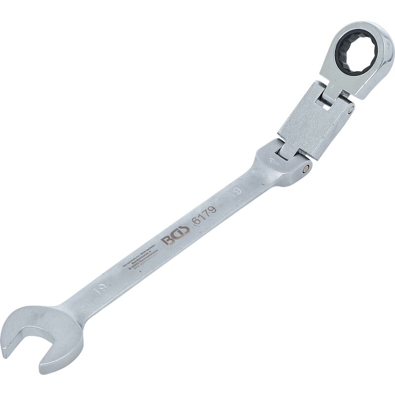 immagine 0 del prodotto bgs technic chiave combinata a cricchetto con doppio snodo regolabile 19 mm