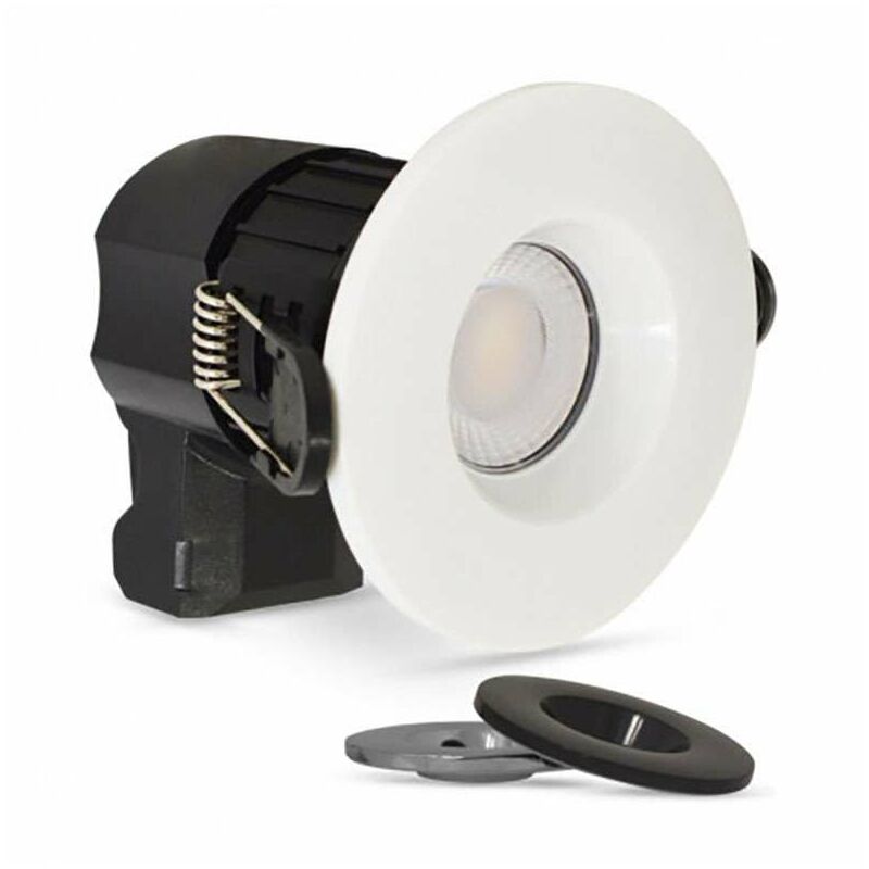 foto del prodotto vision el spot led incasso ac220 240v 7w 650lm 75 impermeabile ip65 ik08 88mm cct 2700k 4000k foratura 68mm