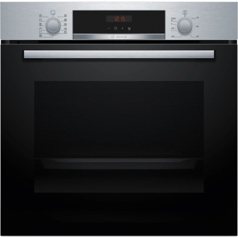 foto del prodotto bosch serie 4 hba574es3. dimensione del forno media, tipo di forno forno elettrico, capacit interna forno totale 71 l. posizionamento