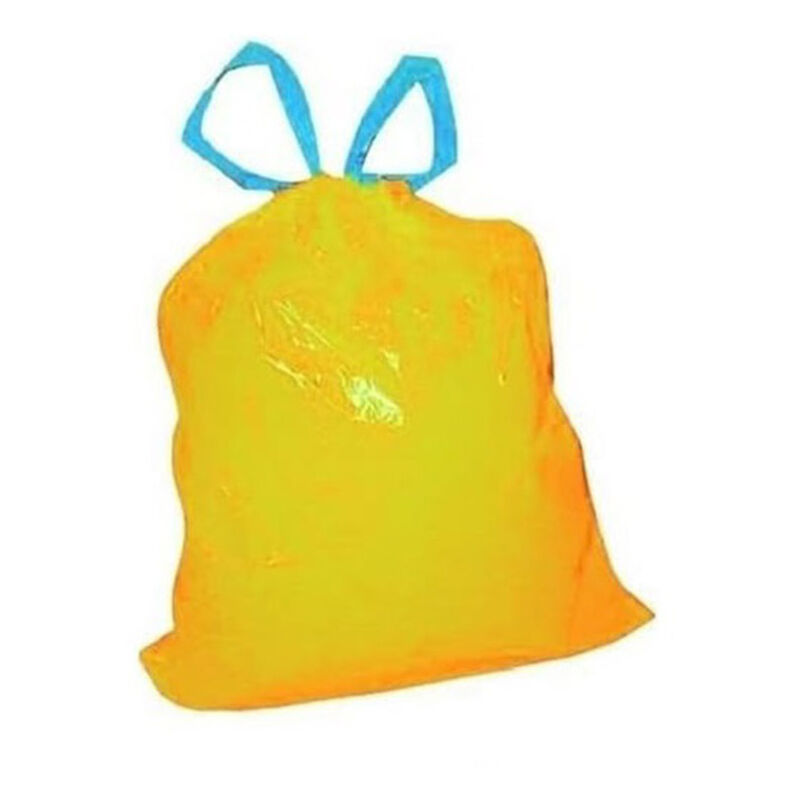 foto del prodotto cosedacasa 150 sacchi 55x65 per la raccolta spazzatura immondizia da pattumiera sacchetti antigoccia con manici vari colori colorigenerali giallo