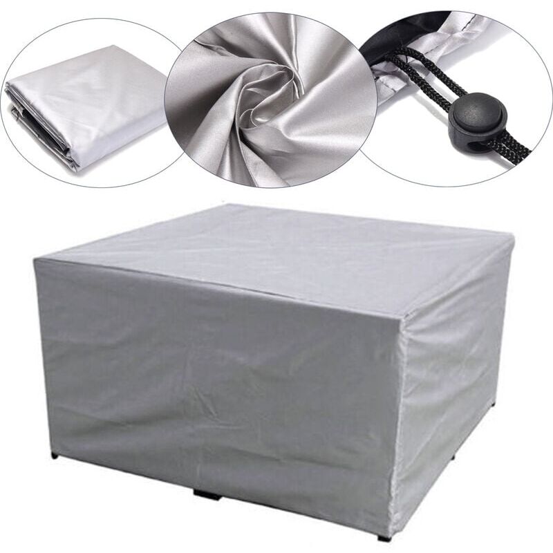 foto del prodotto coperture per mobili da giardino impermeabili per esterni, per sedie da giardino, per divani, tavoli, sedie, antipolvere, 123x61x72cm