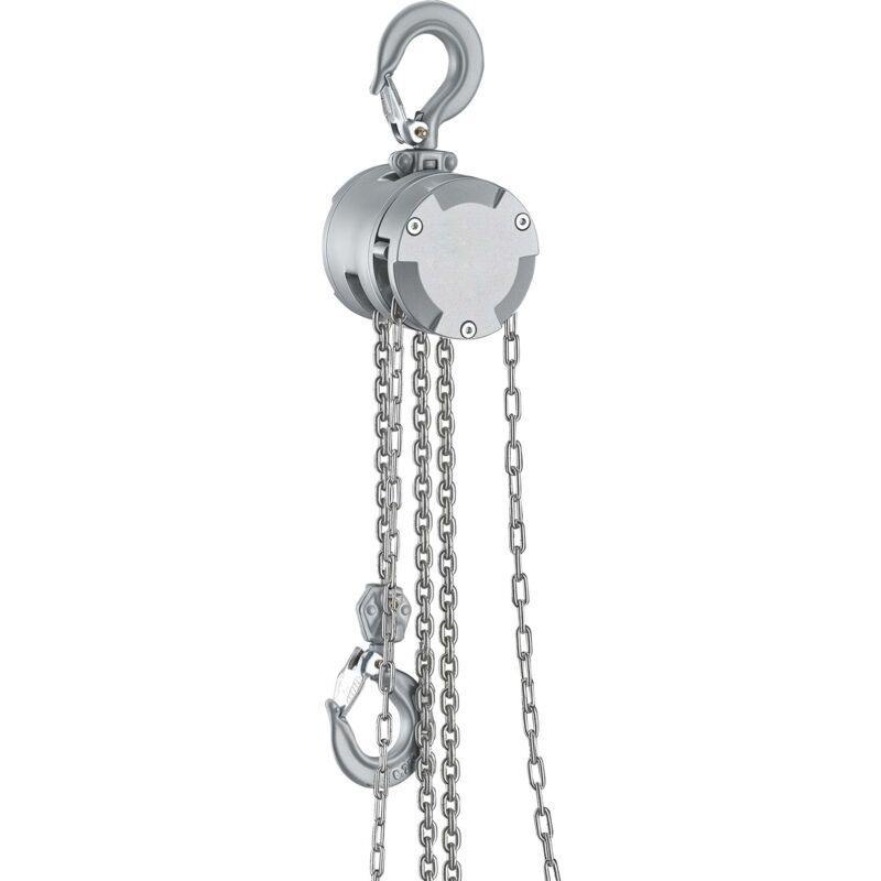immagine 0 del prodotto wiltec paranco a catena manuale vx2 d in alluminio, capacit di carico 2 t, altezza di sollevamento 3 m, catena di carico g100, leggero e compatto,