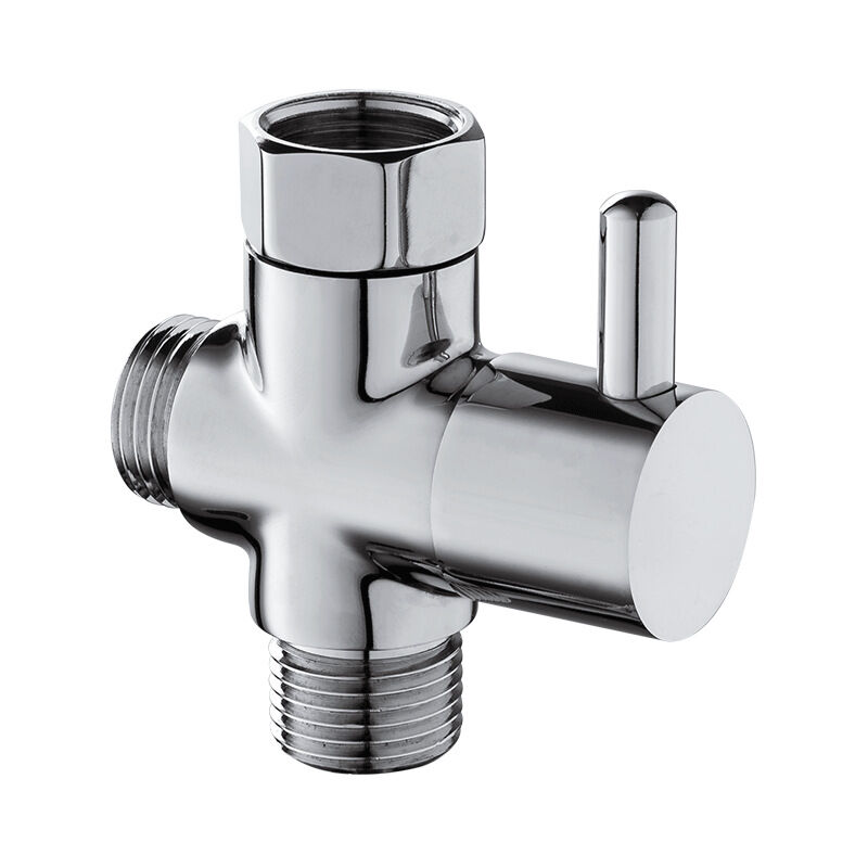 immagine 0 del prodotto valvola a 3 vie g1 2 adattatore per rubinetto in ottone massiccio a 3 vie rubinetto per wc con bagno, cromato