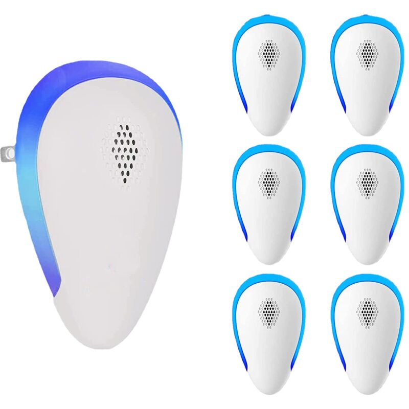 foto del prodotto eiteyi 6x repellente per topi ad ultrasuoni professionale ed efficace, potente repellente per topi e ratti ad ultrasuoni per roditori, zanzare,