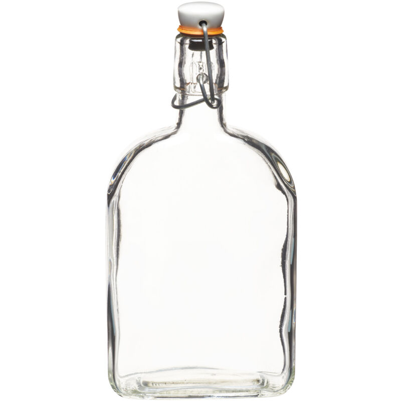 foto del prodotto home made glass gin bottle de con tappo, vetro, 500 ml