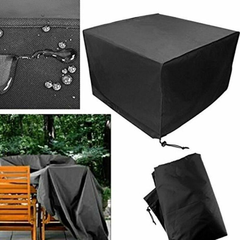 foto del prodotto grande copertura protettiva per mobili da giardino quadrati 120x120x74cm