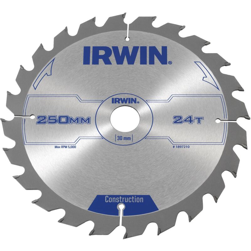 foto del prodotto irwin lama per sega circolare 250mm 24t tavolo garanzia
