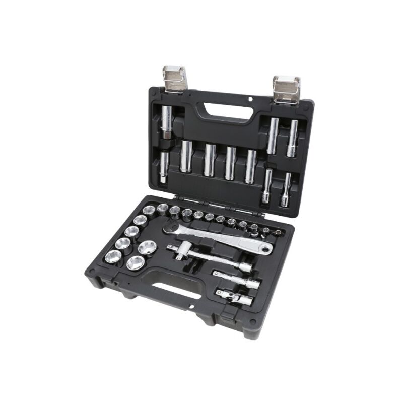 immagine 0 del prodotto beta bw 913e c33 cassetta con assortimento di bussole 33 pz.