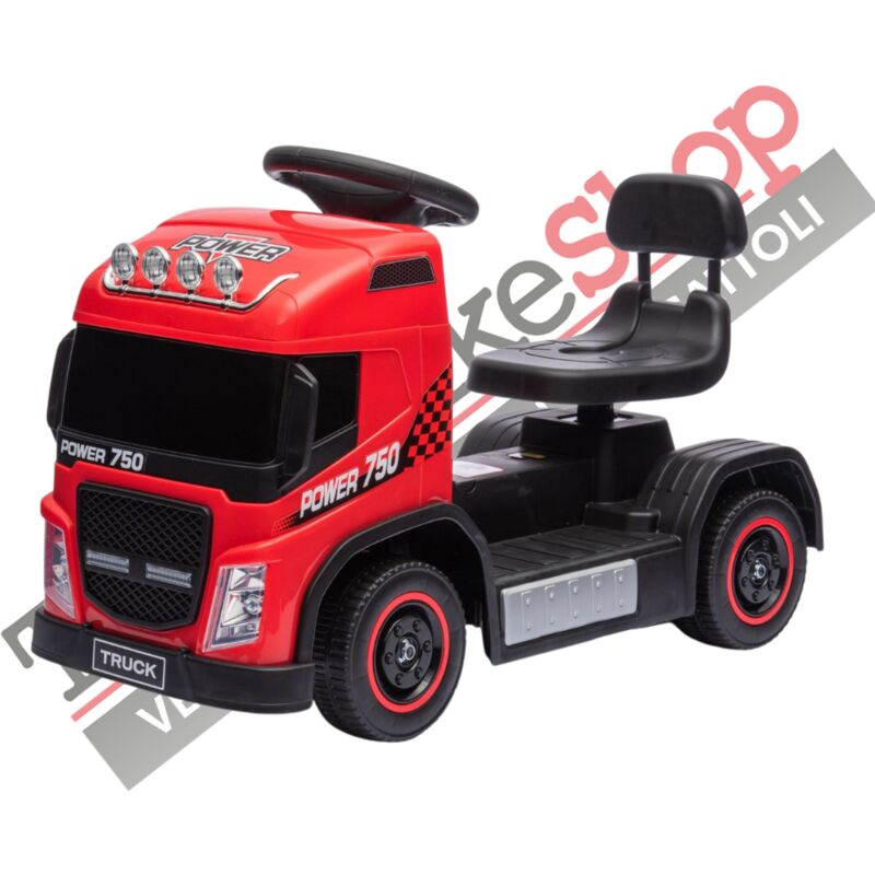 foto del prodotto camion elettrico per bambini small truck 6v rosso