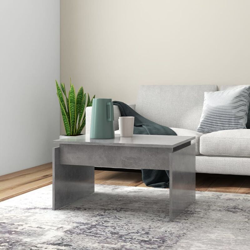foto del prodotto furniture limited tavolino da salotto grigio cemento 68x50x38cm
