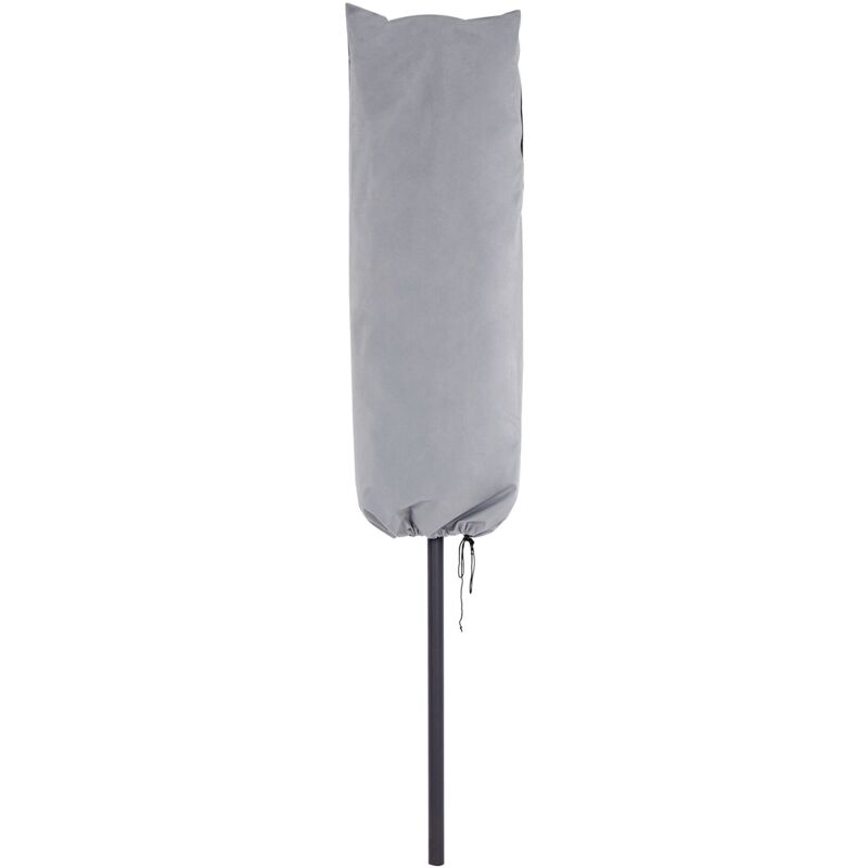 foto del prodotto copertura per ombrellone da giardino 157x69x53 cm grigio poliestere pvc coperto patio esterno sibilla chuva
