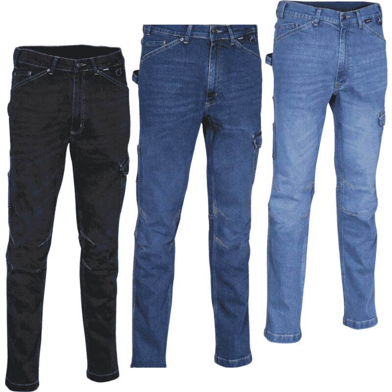 foto del prodotto jeans da lavoro cofra paradas nero 48