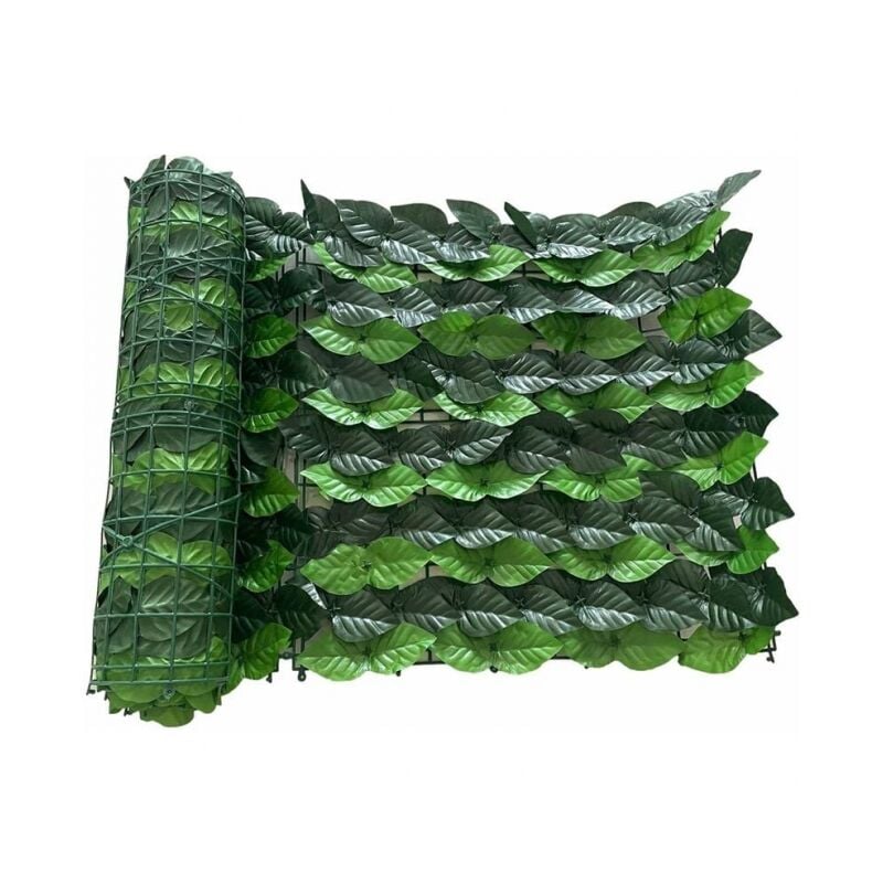 immagine 0 del prodotto cyslmuk rotolo di siepe artificiale per la privacy da giardino, 0,5 m x 1 m, siepe di fogliame artificiale, recinzione per la privacy, schermo da