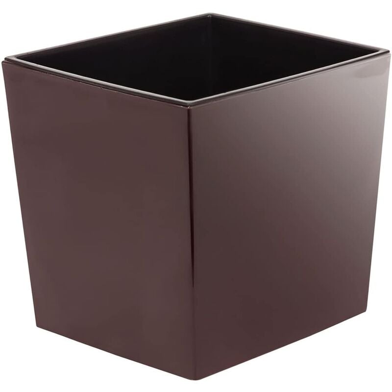 foto del prodotto vaso quadrato juka 19x19 cm moka