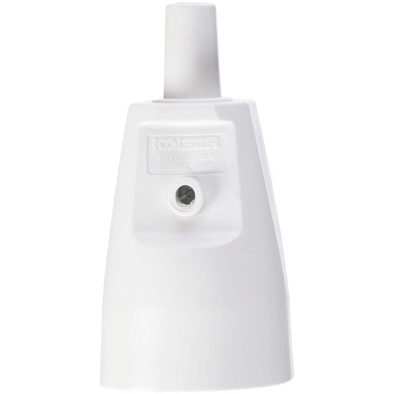 foto del prodotto 40530l giunto schuko con protezione antipiega, infrangibile, bianco - unitec