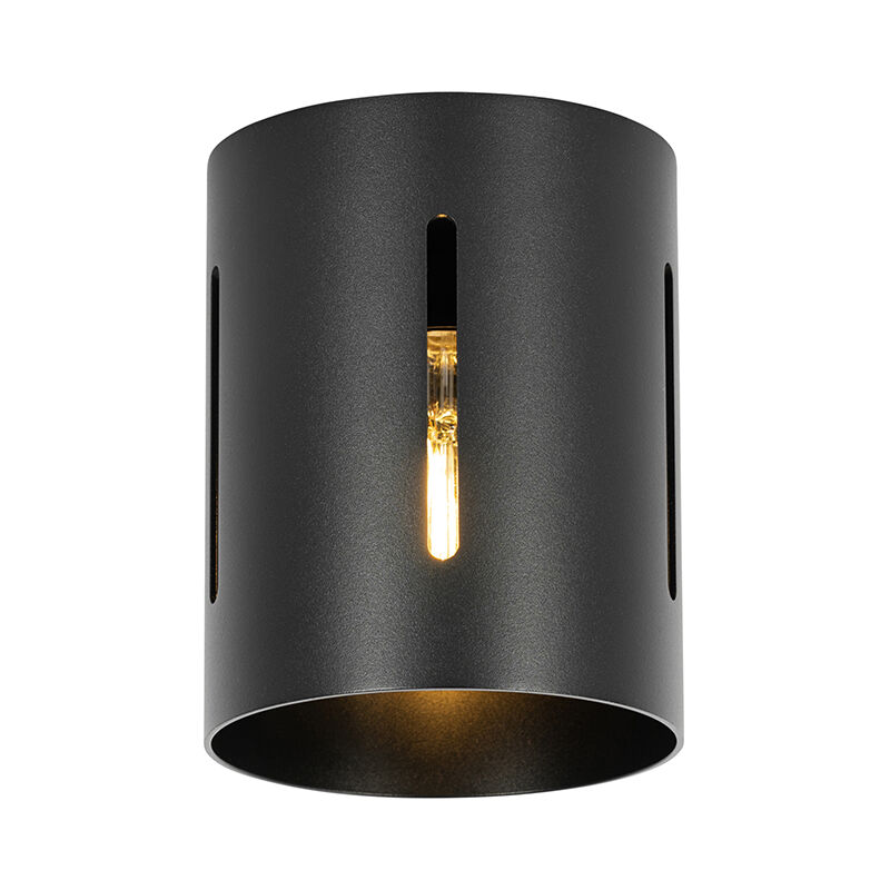 immagine 0 del prodotto qazqa faretto yana design alluminio nero cilindro max. 1 x watt