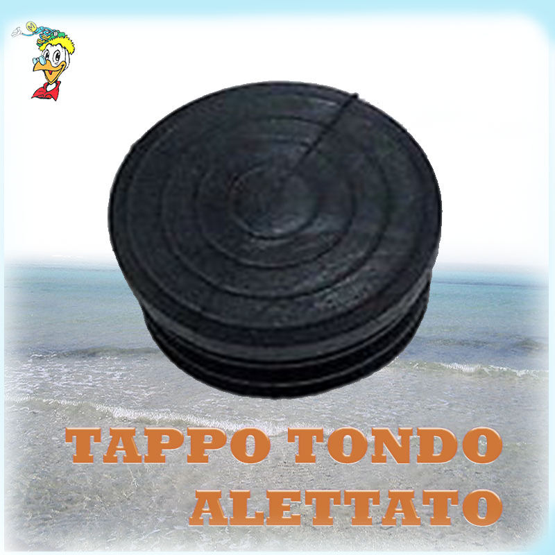 foto del prodotto utilia puntale tappo di protezione alettato tondo mm. 50 pz. 100