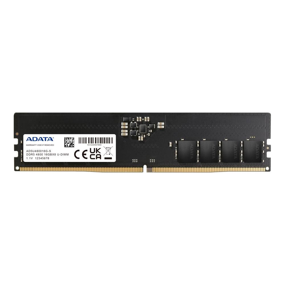 immagine 0 del prodotto adata ad5u480016g s memoria 16 gb 1 x 16 gb ddr5 4800 mhz data integrity check verifica integrit dati 