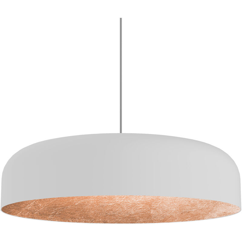 immagine 0 del prodotto lumicom tuzzi sospensione, 1xe27, max 42w, metallo, bianco opaco foglia rame, d.40cm