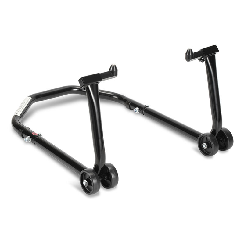 foto del prodotto cavalletto da officina per moto anteriore 300kg supporto ruote cavalletto sollevatore gamma sollevatore forcella nero hengda