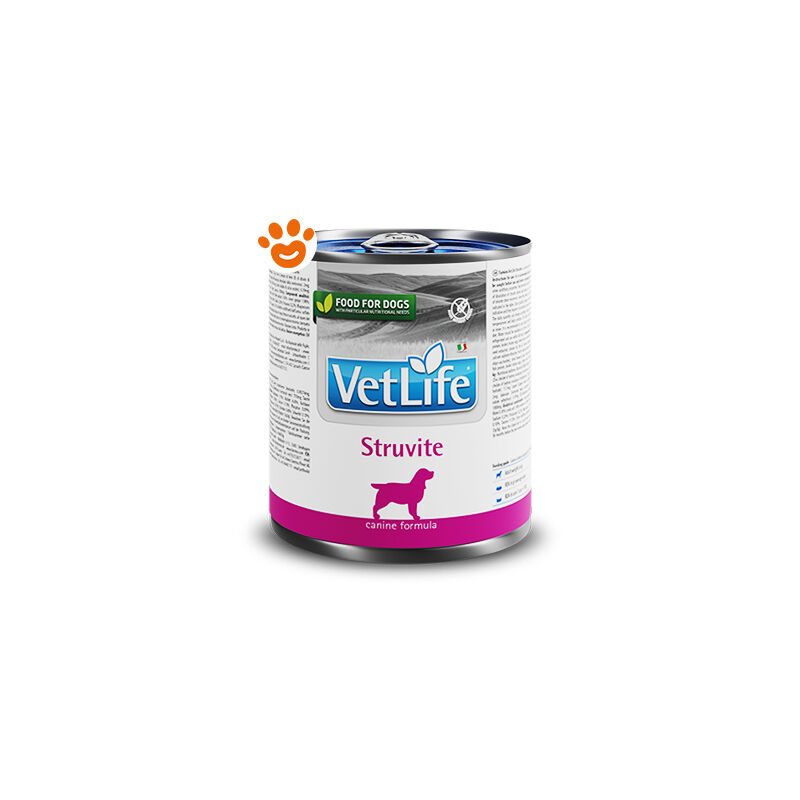 foto del prodotto dog vet life struvite dog vet life struvite lattina da 300 gr farmina