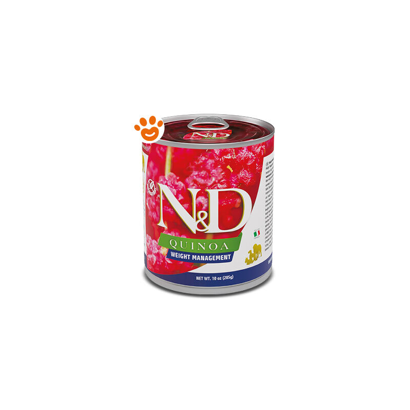 foto del prodotto dog n d quinoa adult weight management farmina