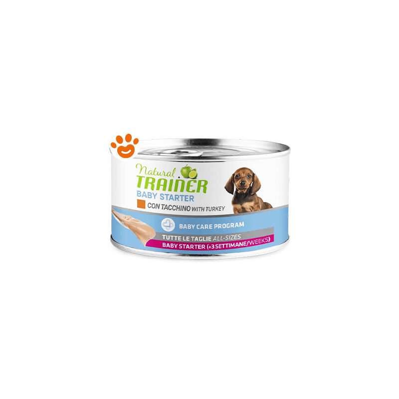 foto del prodotto dog baby starter tacchino dog baby starter tacchino lattina da 140 gr trainer