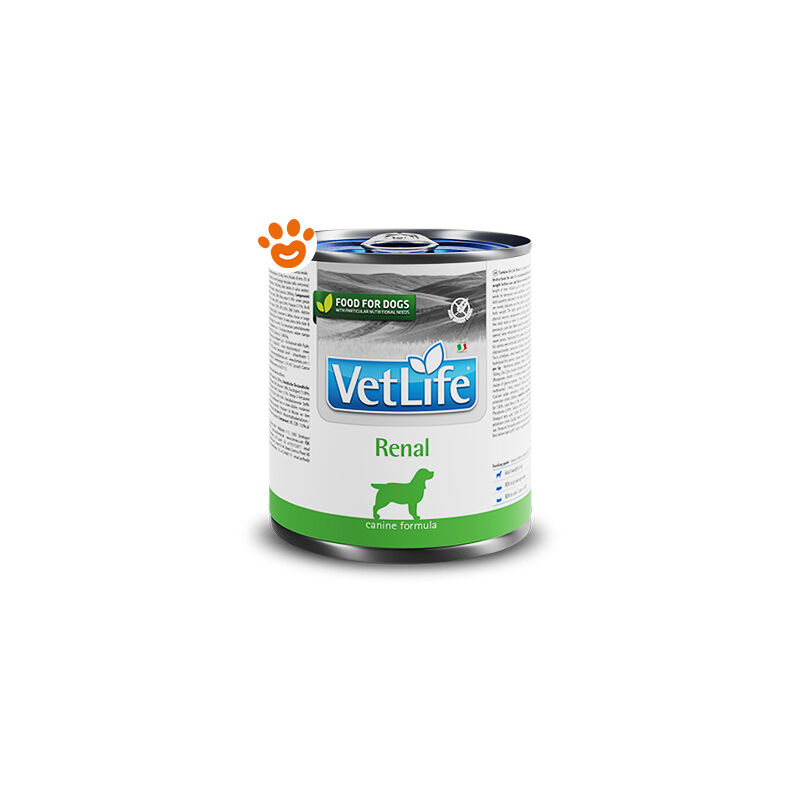 foto del prodotto dog vet life renal dog vet life renal lattina da 300 gr farmina