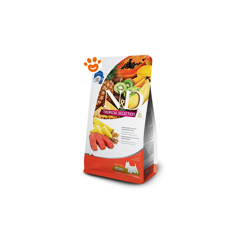foto del prodotto farmina dog n d tropical adult mini salmone farmina dog n d tropical adult mini salmone sacco da 1,5 kg