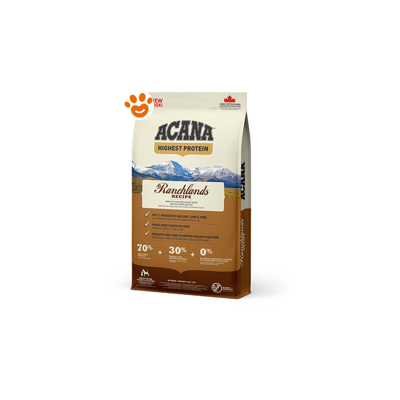 foto del prodotto acana dog all breeds highest protein ranchlands acana dog all breeds highest protein ranchlands sacco da 2 kg