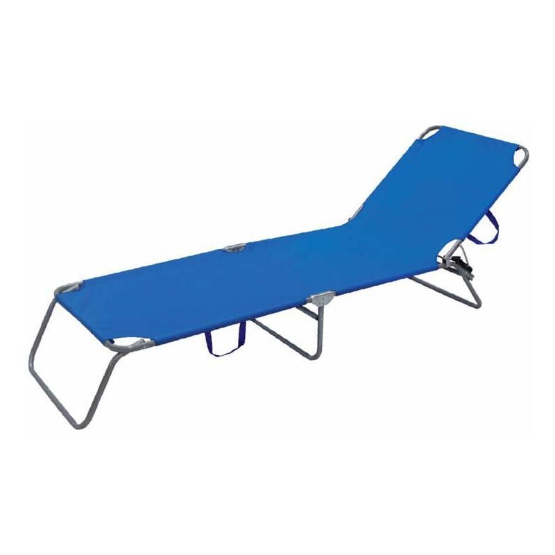 foto del prodotto lettino brandina da giardino mare procida richiudibile cm 190x58x27h