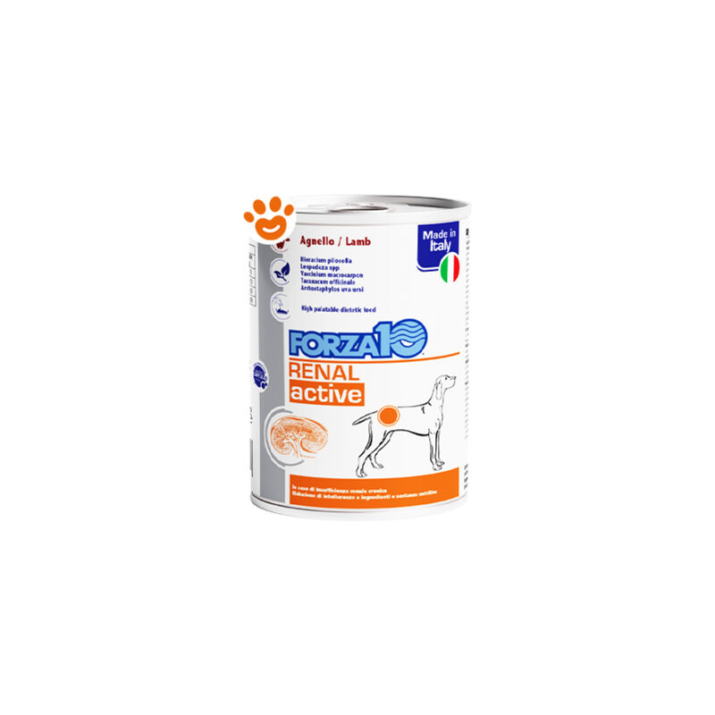 foto del prodotto dog renal active agnello dog renal active agnello lattina da 390 gr forza10