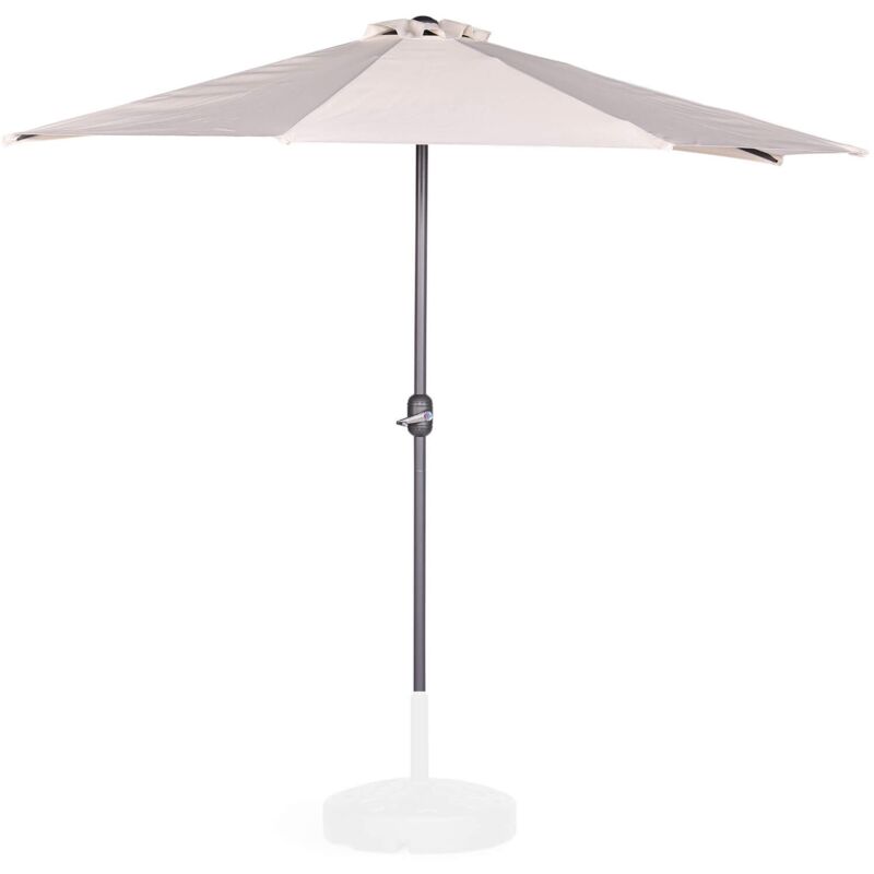 foto del prodotto ombrellone rebecca mobili abuliton 235x270x135 acciaio poliestere beige moderno
