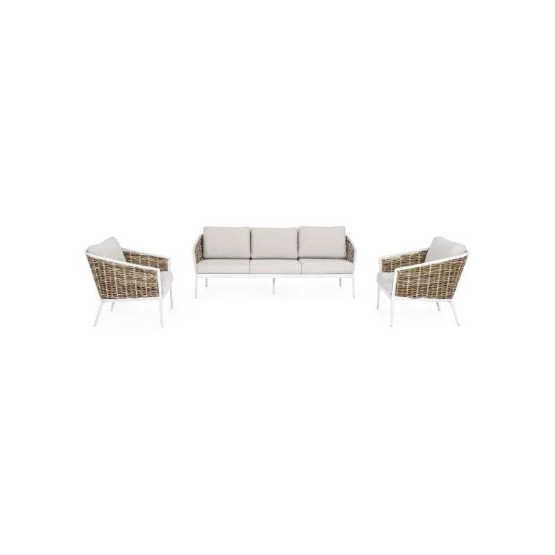 foto del prodotto set salotto bizzotto maribela bianco