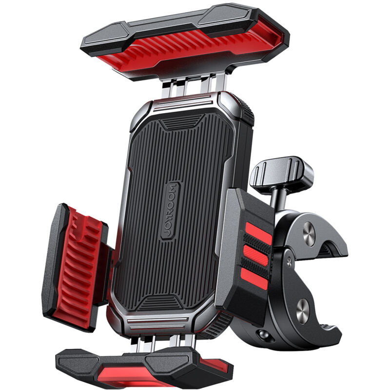 foto del prodotto porta cellulare da manubrio di moto, bicicletta, passeggino, nero