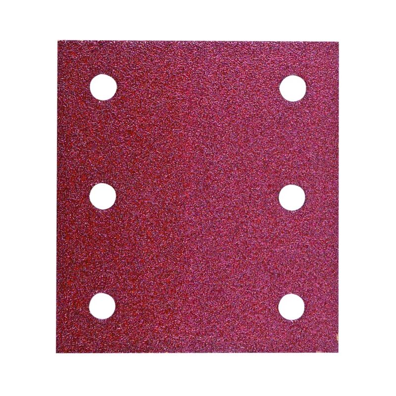 foto del prodotto 753043 fogli abrasivi levigatrice 114x104mm grana 80 10 pezzi hikoki