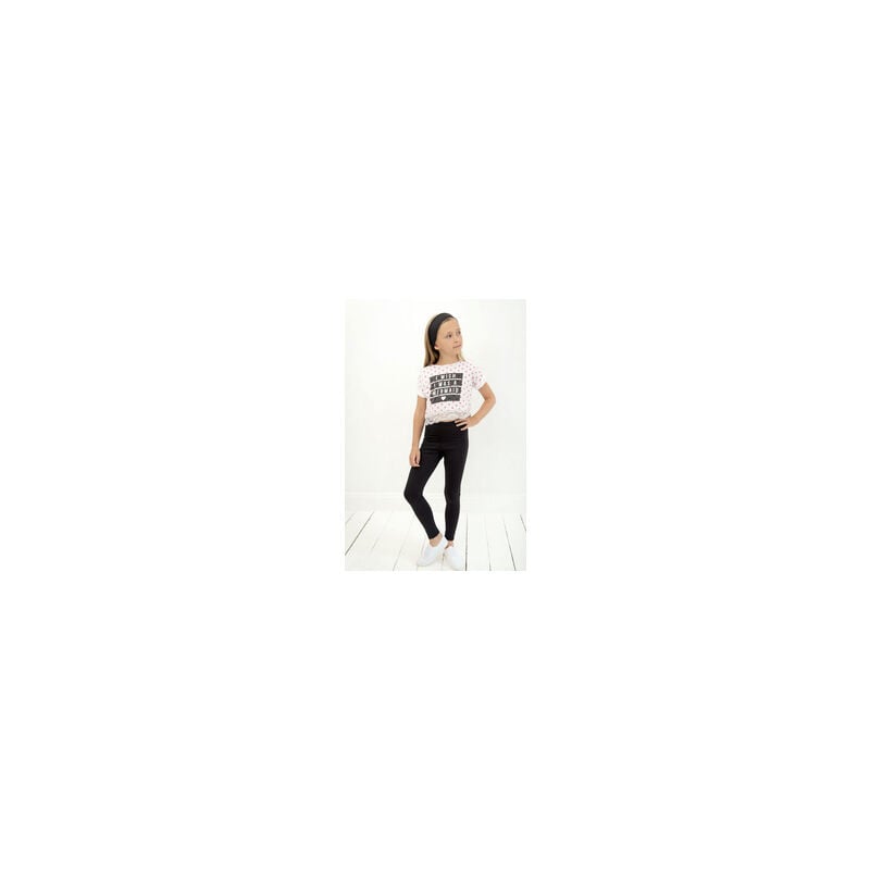 foto del prodotto leggings lunghi per bambini nero 110 116 cm