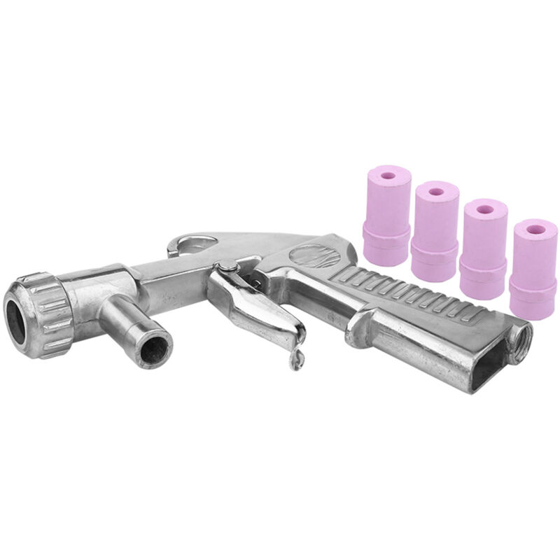foto del prodotto sabbiatrice sifone ad aria sabbiatura alimentazione pistola a getto ugello in ceramica abrasivo eosnow