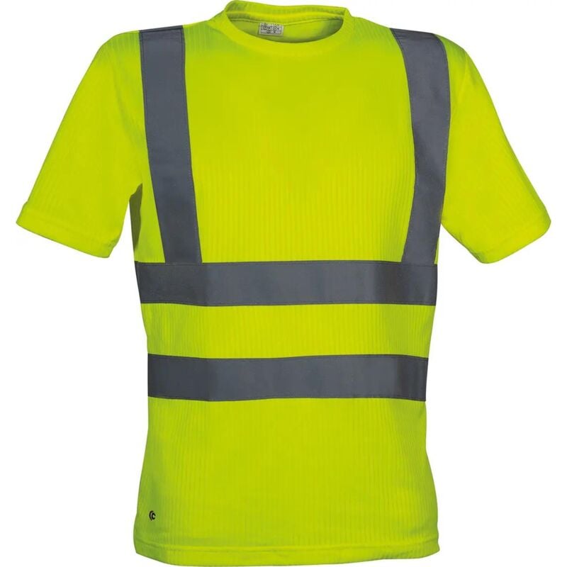 foto del prodotto cofra talgm t shirt da lavoro hight visibility alert giallo xl