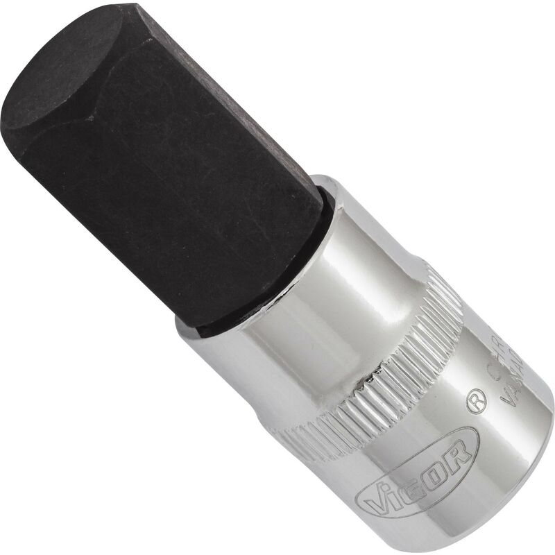 immagine 0 del prodotto screwdriver socket for inside hexagon screws v6138 attacco quadro, cavo, 3 8 di pollice 10 mm profilo esagonale interno size 14 mm