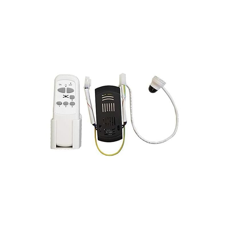 foto del prodotto edm kit di ricambio per ventilatori da soffitto 33988 33989 33806 33807 33803 telecomando e ricevitore