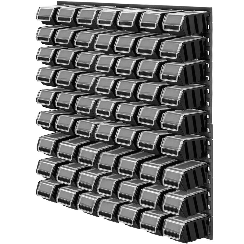 foto del prodotto portautensili da parete per officina 78x78 cm 63 contenitori per vassoi da garage kadax