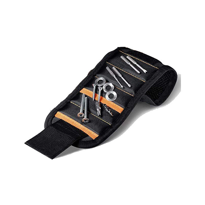 foto del prodotto kzq bracciale magnetico da uomo fai da te con magneti idea regalo natale originale per uomo utile cintura porta attrezzi magnetica per conservare
