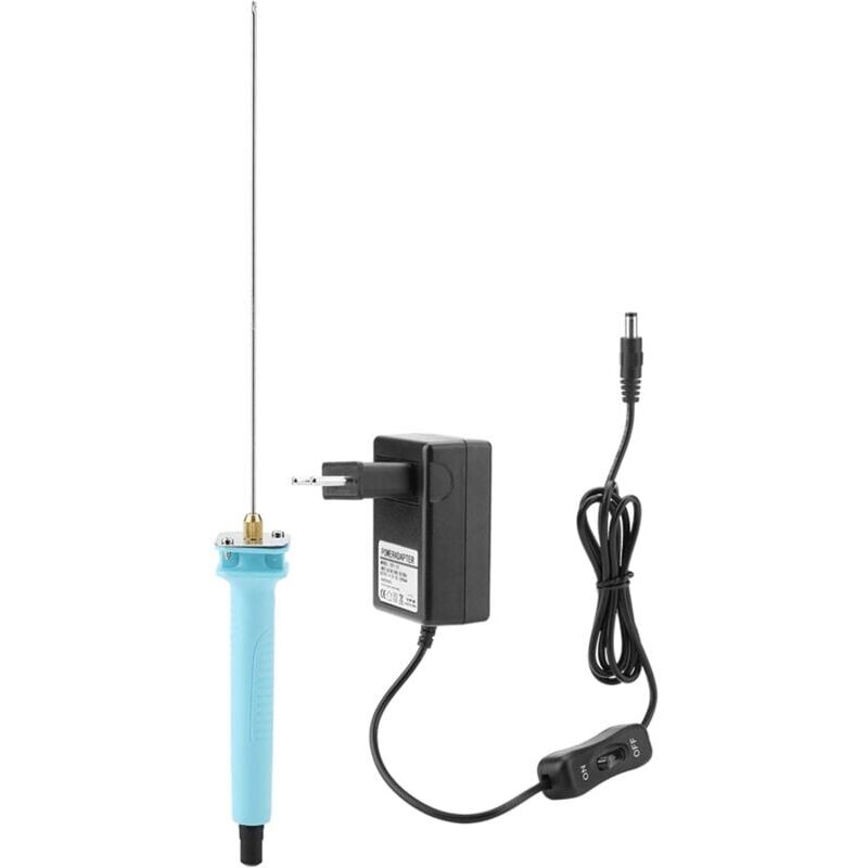 foto del prodotto kzq taglierina elettrica a filo caldo da 30 w 25 cm, utensile da taglio elettrico per polistirolo, penna per incisione taglierina per schiuma