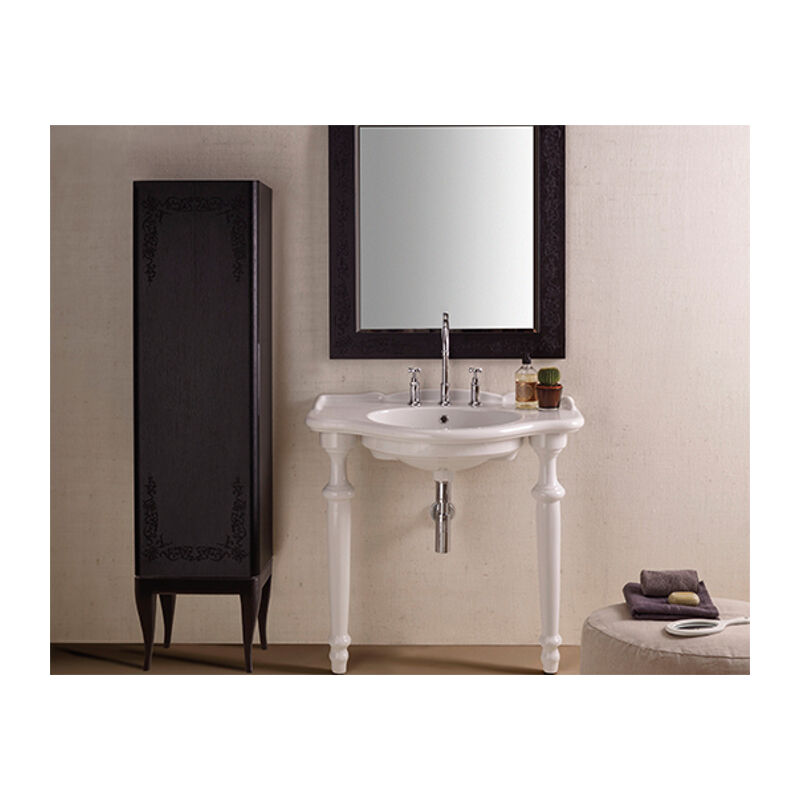 foto del prodotto gamba in ceramica per lavabi paestum pa056 pa022 di ceramica