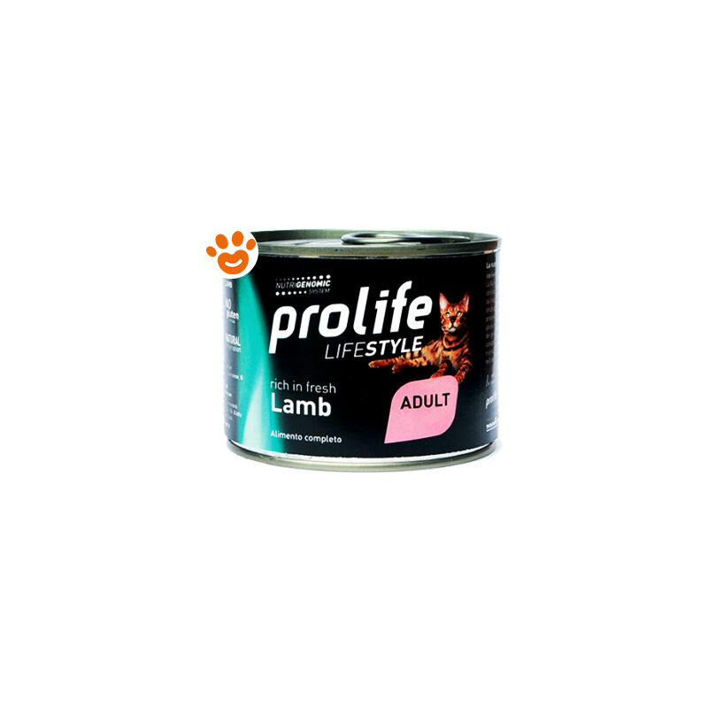 foto del prodotto cat lifestyle adult agnello cat lifestyle adult agnello lattina da 200 gr prolife