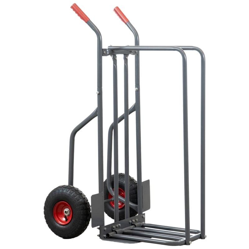 foto del prodotto eurogarden carrello porta legna con ruote gonfiabili e capacit 250 kg