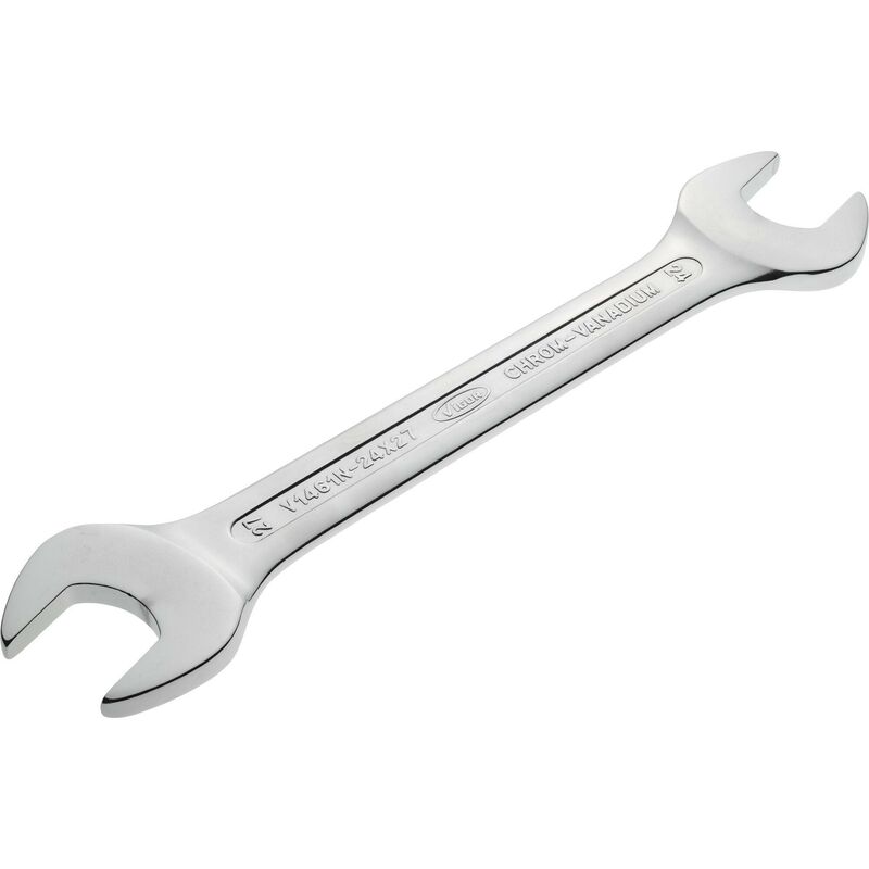 immagine 0 del prodotto double open end wrench v1461n 24x27 profilo esagonale esterno size 24 x 27 mm