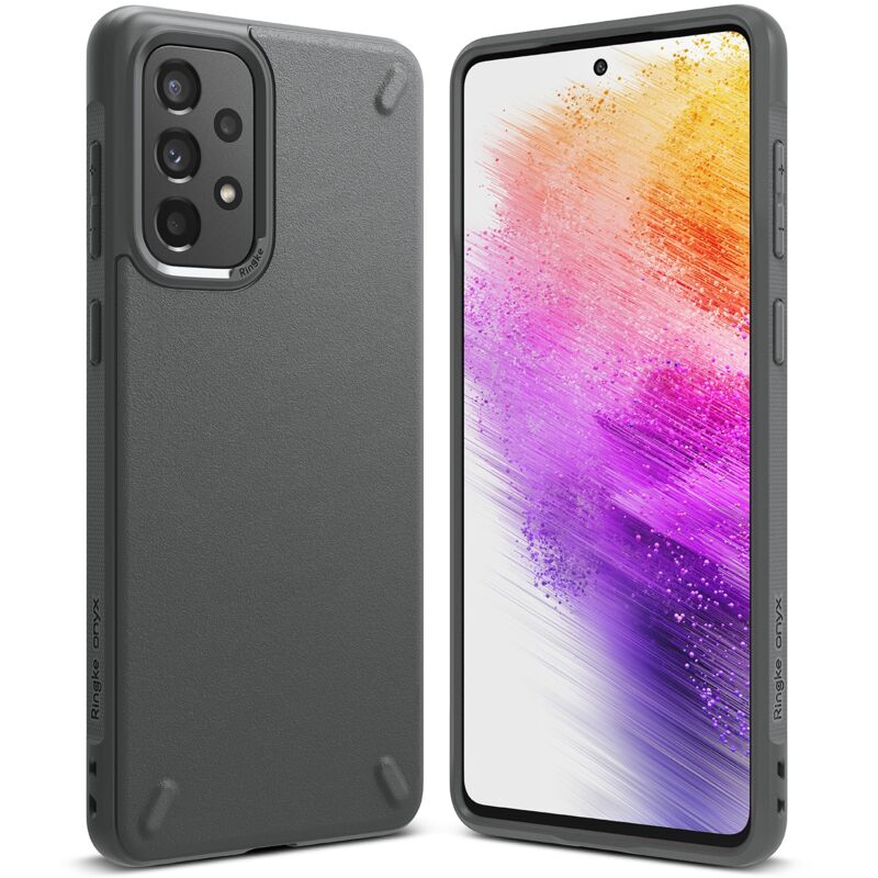 immagine 0 del prodotto custodia resistente e flessibile per galaxy a73 onyx grigio