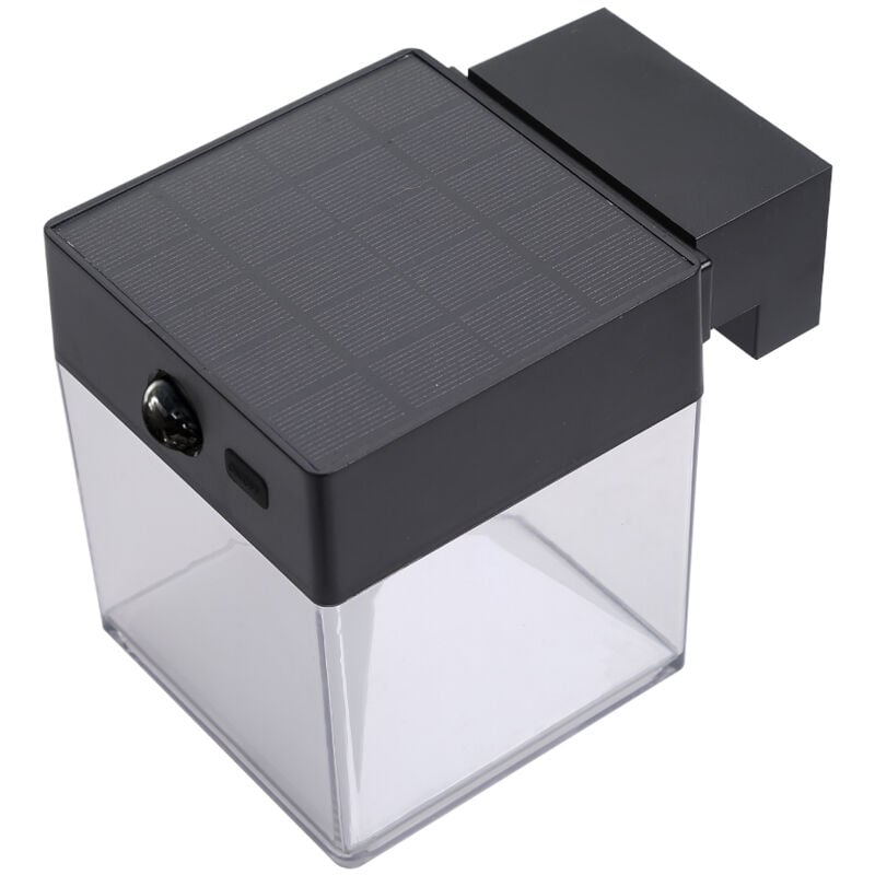 foto del prodotto edm lampada da parete de wall 31831 black polycarbonate abs 4 w 500 lm solar 3000 k 5000 k 4000 k 4000 k brand product ean 